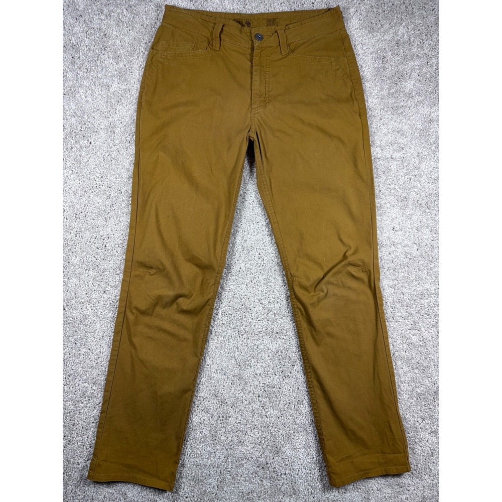 Mountain Hard wear Men's Pants Size 30/40 Khaki Outdoor Hiking Cotton Blend‎